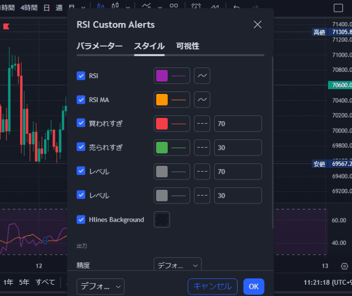 RSI買われすぎ売られすぎマルチカスタムアラートスタイル画面 (1)