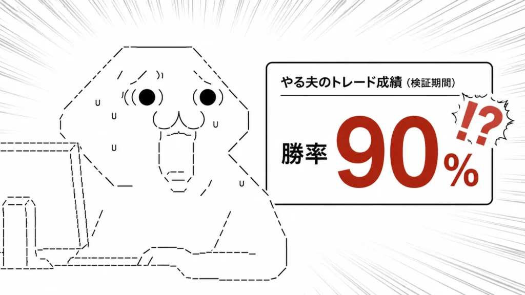 やる夫が驚いている